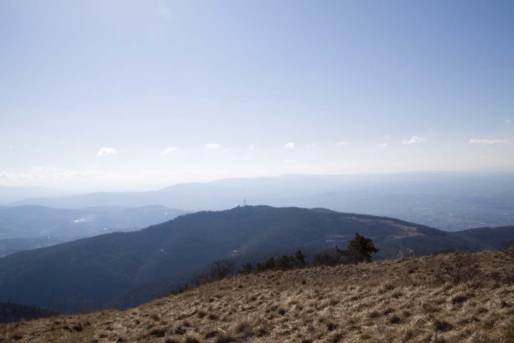 Monte Morello, il panorama